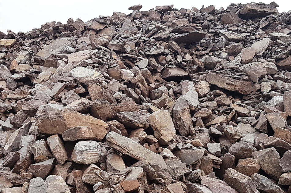 Felsmaterial der Mick Kies GmbH